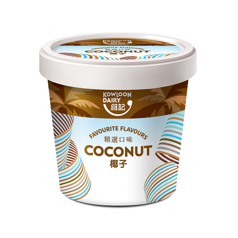 Coconut Ice Cream Cup