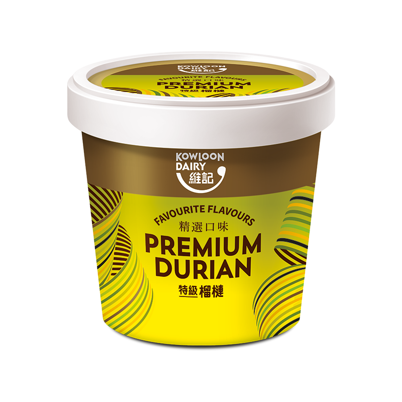 Premium Durian Ice Cream Cup