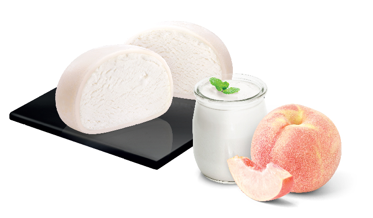 White Peach Yogurt Mochi Ice 2PCS - Kowloon Dairy Home Delivery